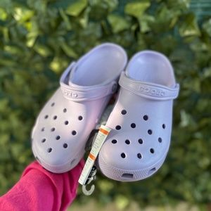 Lilac Crocs